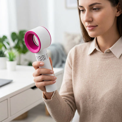 Portable Mini Fan with USB Rechargeable Battery